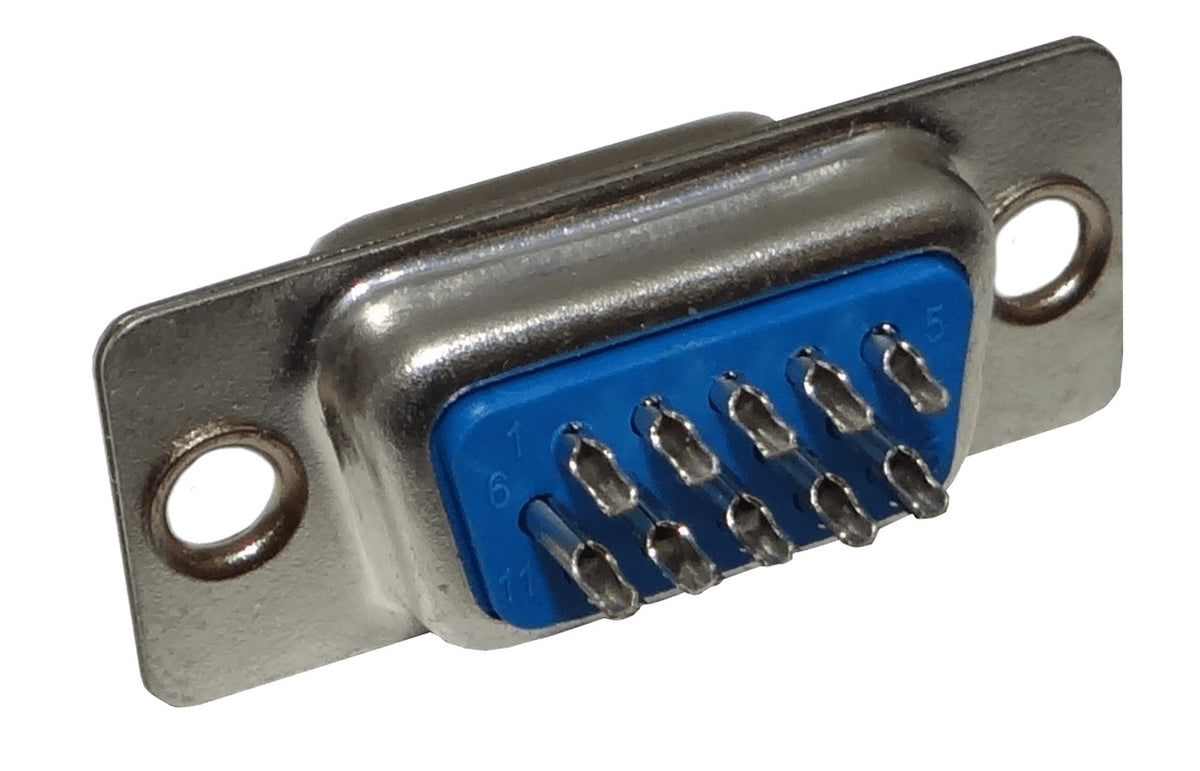VGA-H HD15 DB15-VGA HEMBRA 15-PIN Conector para Soldar requiere/Cubierta-DB DE-15/H 31mm