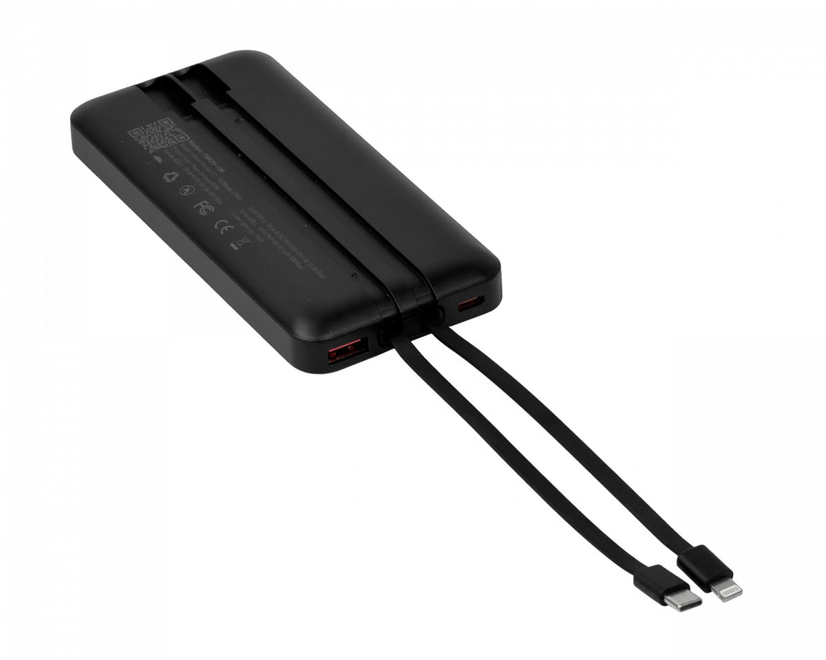 USB-10. PHILCO Acumulador de Energía 10000mAh 2-USB-C USB-A 37Wh Potencia-Máxima-22,5W Transportable