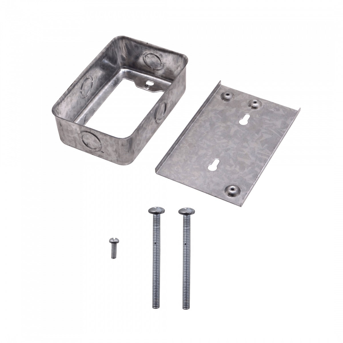 FPCWM-2 Caja-75x116mm Galvanizada 5/8 Chuqui Metálica Base-82x125mm