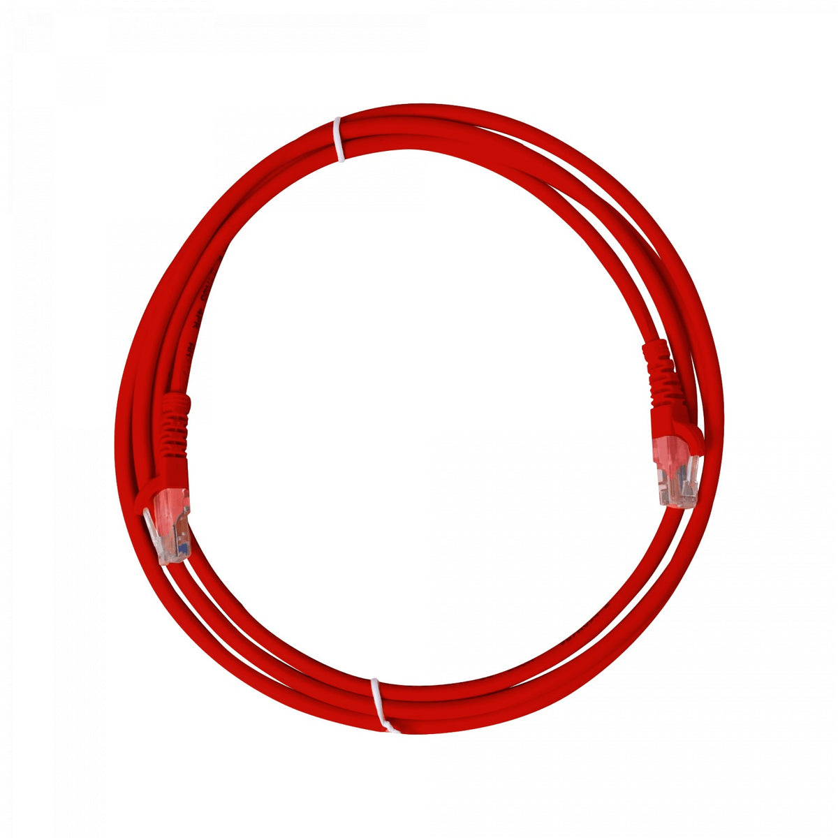 CP6CR-20L LINKMADE Cable de Red Cruzado Cat6 Rojo U/UTP 2 Metros Patch Cord CrossOver 568A/568B