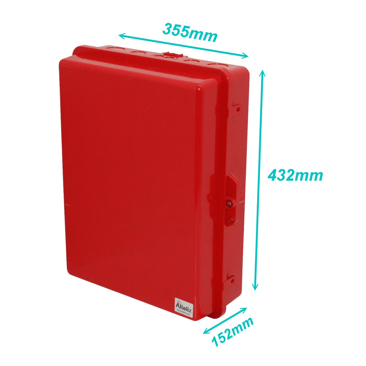NP171406R ALTELIX Roja 432x355x152mm IP55 Gabinete Exterior NEMA3 Policarbonato+ABS