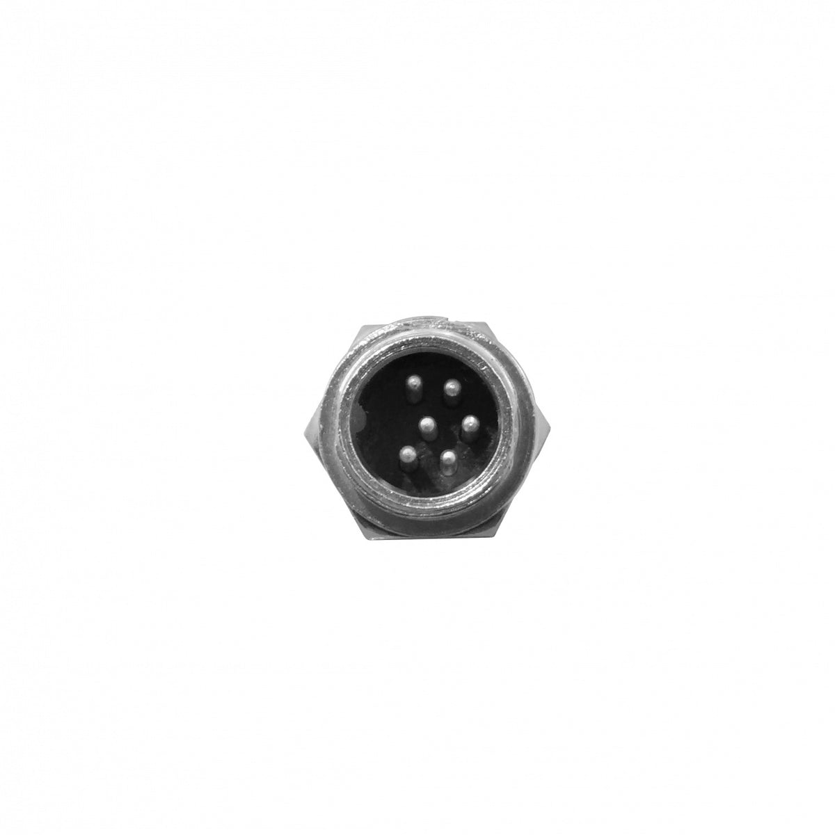 GX12MC-6 6-pin Macho Chasis Conector GX12 Soldable Aviacion