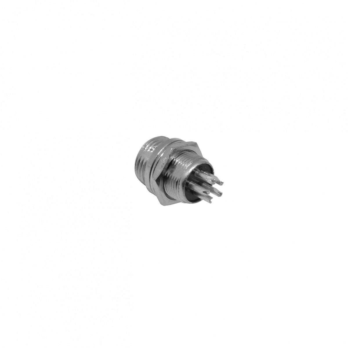GX12MC-5 Conector Macho de Chasis 5 Pines GX12 Soldable Tipo Aviación