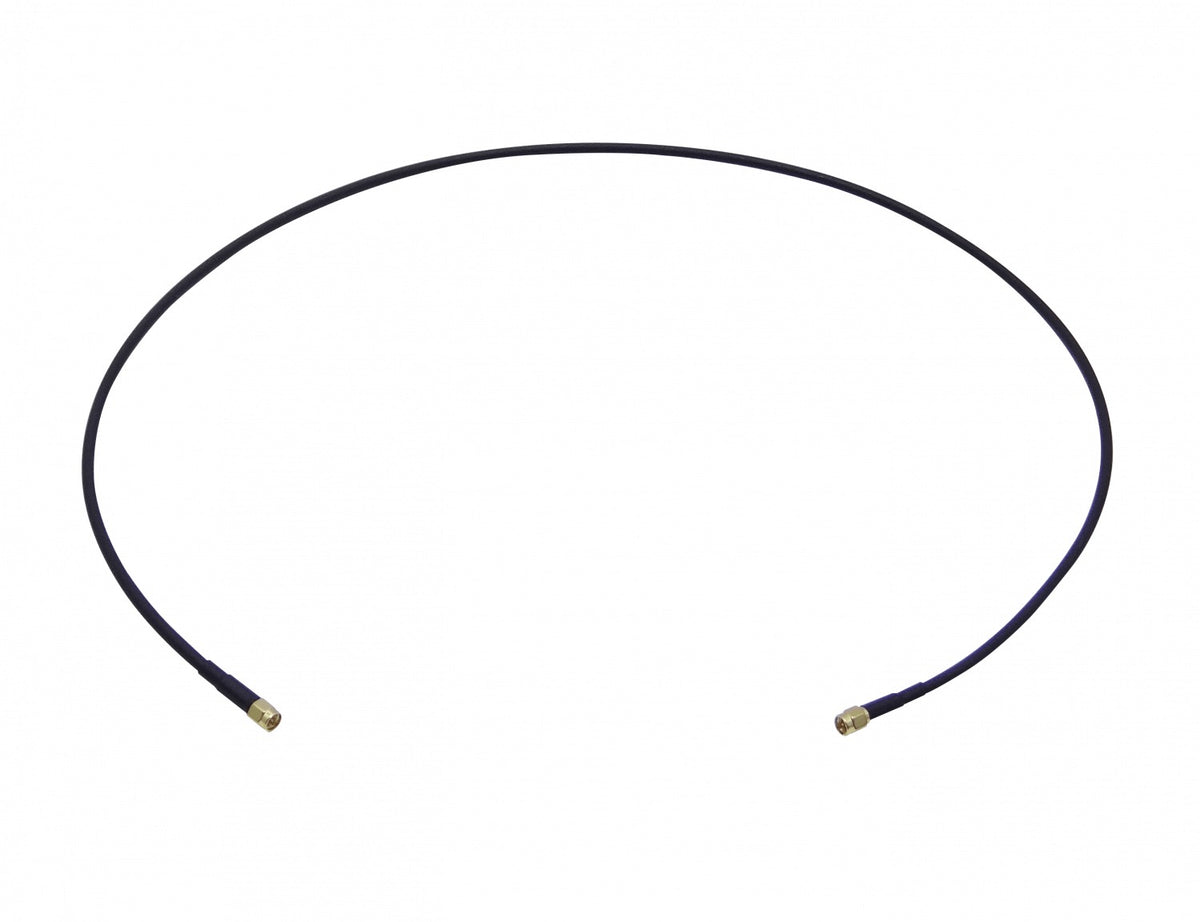 C1-SMSM1 Mikrotik 100cm Conector SMA-Macho a SMA-Macho Cable Coaxial Negro 1m SMASMA