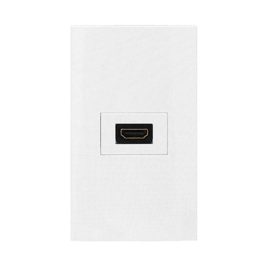 FP-HDMI Placa frontal para pared con conector HDMI Hembra a Hembra sin cable 70x114 mm