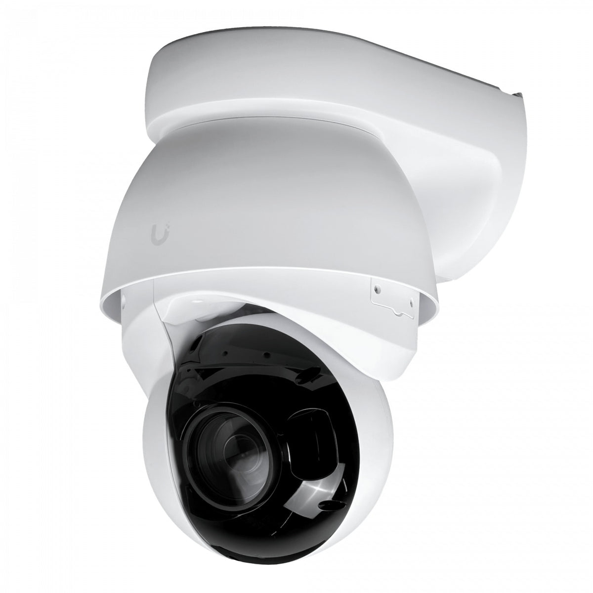 UVC-AI-PTZ-PW. Cámara PTZ Ubiquiti UniFi, color blanco, zoom óptico de 31x, resolución 4K, visión nocturna IR de 100 m, protección IP66, ranura para microSD, rango de 1 a 1000, requiere PoE++ de 51 W, modelo UVC-AI-PTZ-PRECISION-W