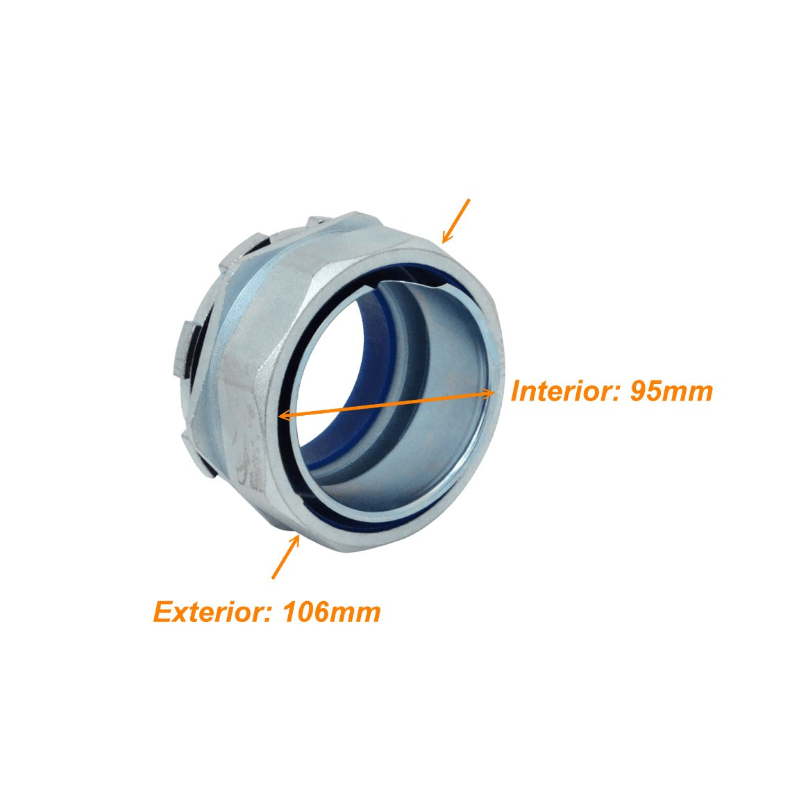 M90-SA Metálico 90mm Prensaestopas para Flexible Aislamiento IP65