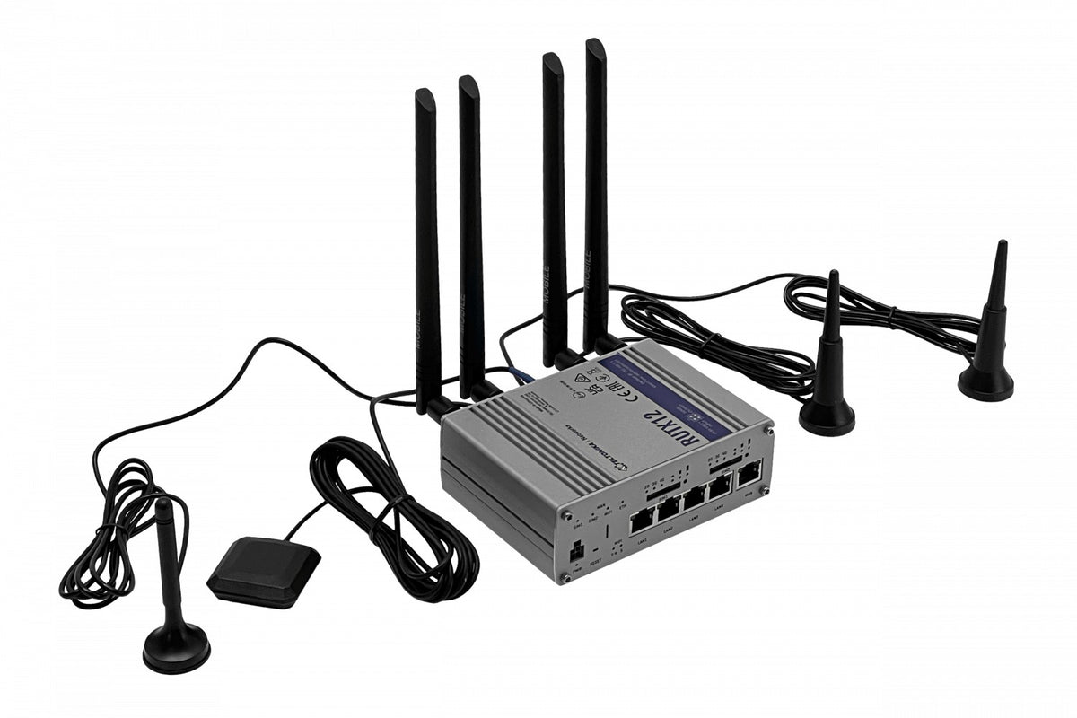 RUTX12-LIQ USADO TELTONIKA 2x4G/LTE300mbps 2-Sim 5-Conectores-SMA Router WiFi-ac 5-Puertos 1000