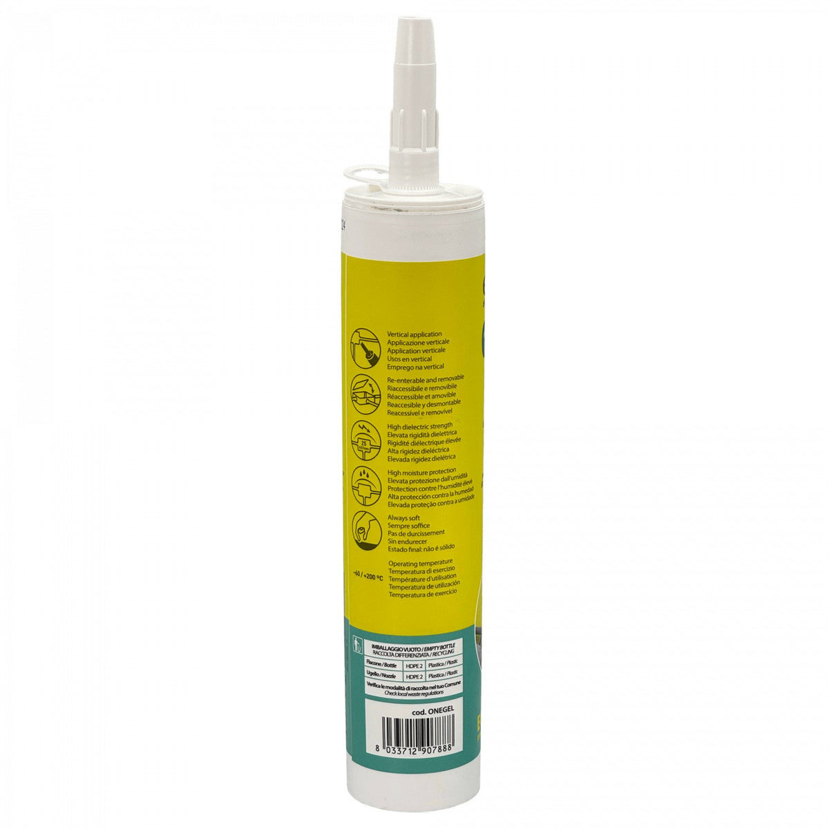 GEL-DIELECTRIC Compuesto Aislante Dieléctrico IP68 300ml No Perecedero Inodoro -60 a 200ºC