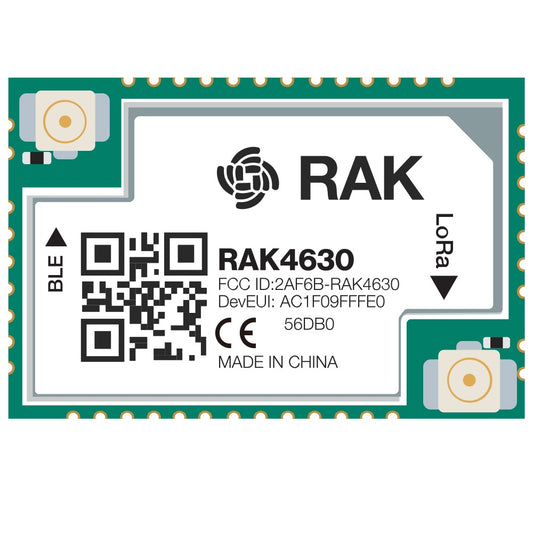 RAK4630 nRF52840 SX1262 — Módulo LoRa Bluetooth for LoRaWAN® - Sin IPEX