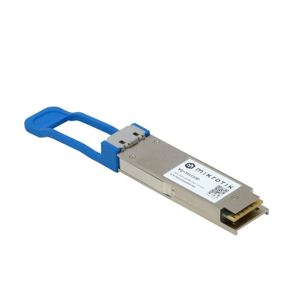 XQ+31LC10D MIKROTIK 2-LC 10km QSFP28-100G 4x25Gbps SM 1296-1309nm DDM MonoModo