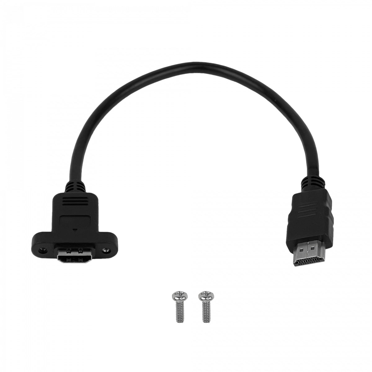 HDMI-HM Conector HDMI Macho a Hembra Enroscable de 30cm Resolución 1080p