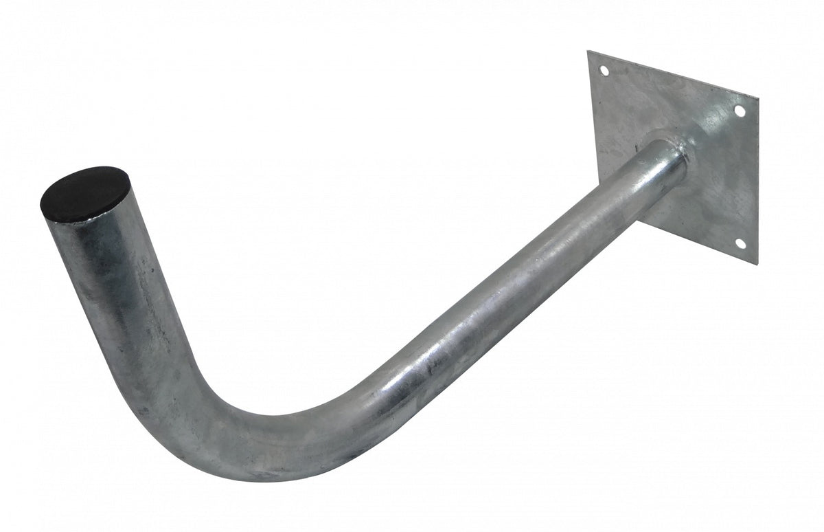 MEDIUMWALL Tubo-40mm Soporte Fierro Galvanizado base-15cm 45cm-a-Muro