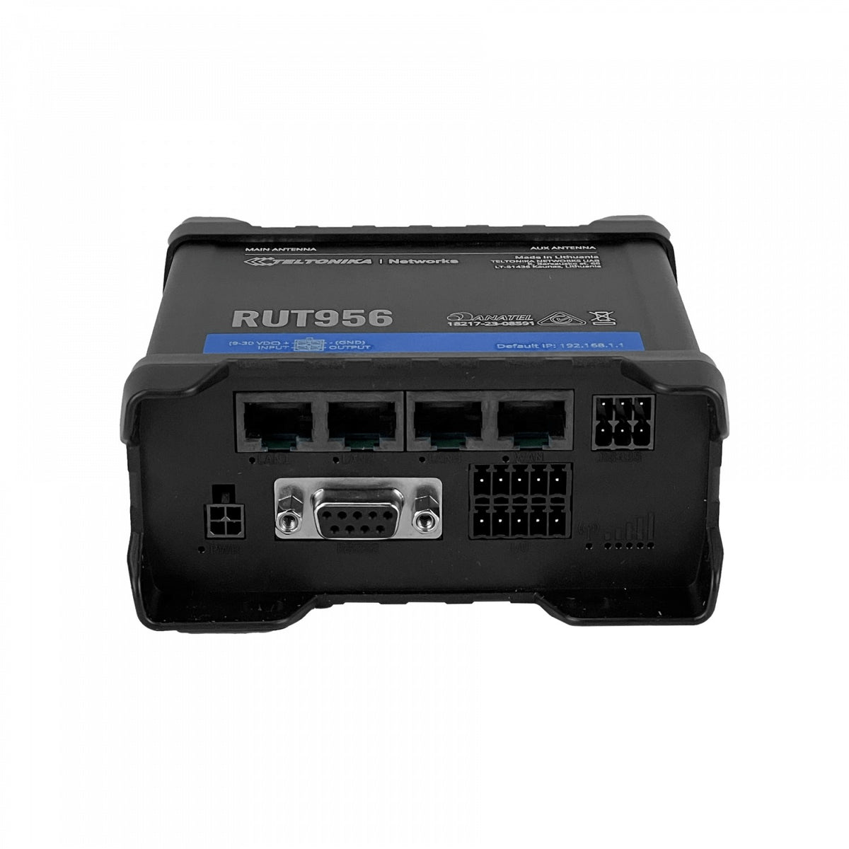 RUT956 TELTONIKA Enrutador 4G/LTE Doble SIM GPS con Puertos RS232/485 3 Antenas SMA 2 RP-SMA 3 LAN 1 WAN