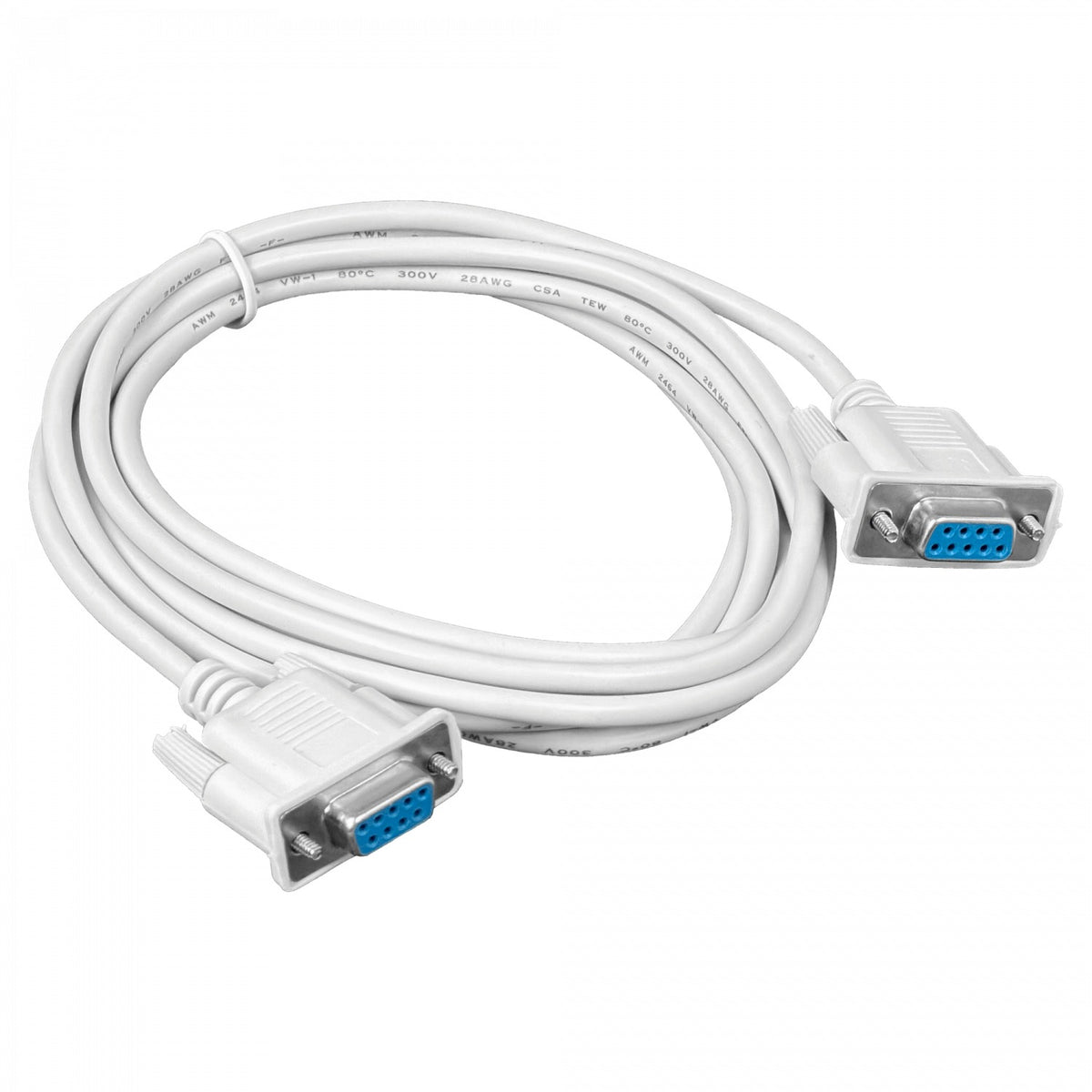 DB9-3HH-N Null-Modem 2,5mt DB9-Hembra-Hembra 252cm Cable Cros Serial RS232 DE-09
