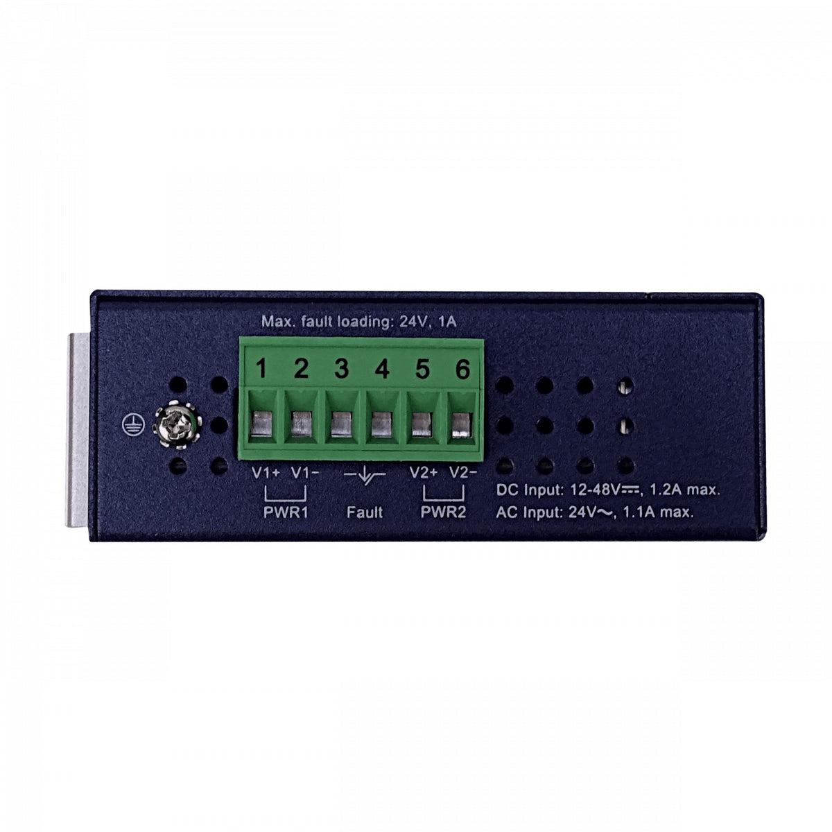 IGS-801M PLANET 8 Puertos 1000 Conmutador Industrial Gestionable Montaje Carril DIN Gigabit requiere Alimentación 12-48VDC o 24VAC