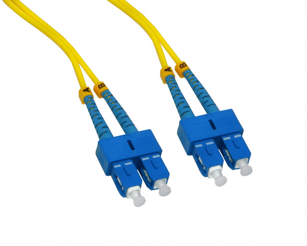 JFSCC10 Latiguillo de fibra óptica dúplex monomodo SC-SC/UPC 10 metros 9/125um 3mm