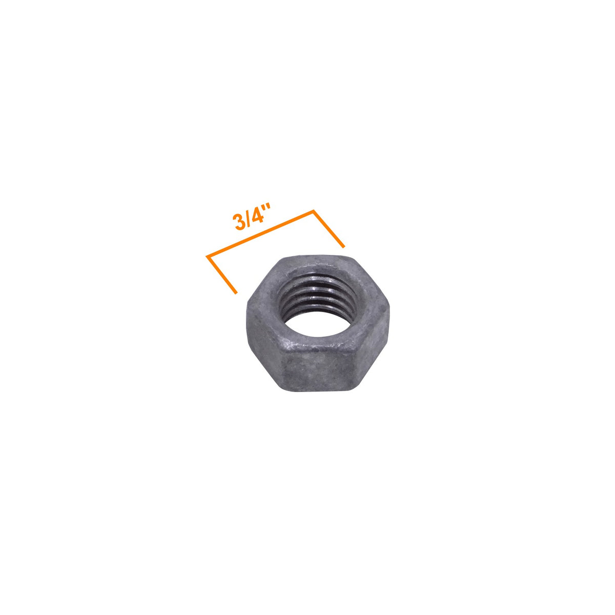 GTL01886 1/2 x 2 1/2 Perno Hexagonal con Tuerca Hexagonal-19mm-3/4p 0,5x2,5pulg