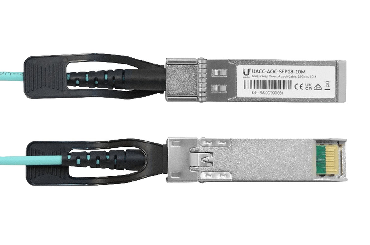 UA2-10. UI Cable directo de fibra multimodo de 3mm, 10m, SFP28 de 25Gbps UACC-AOC-SFP28-10M UACC-AOC-SFP28-10M UBIQUITI
