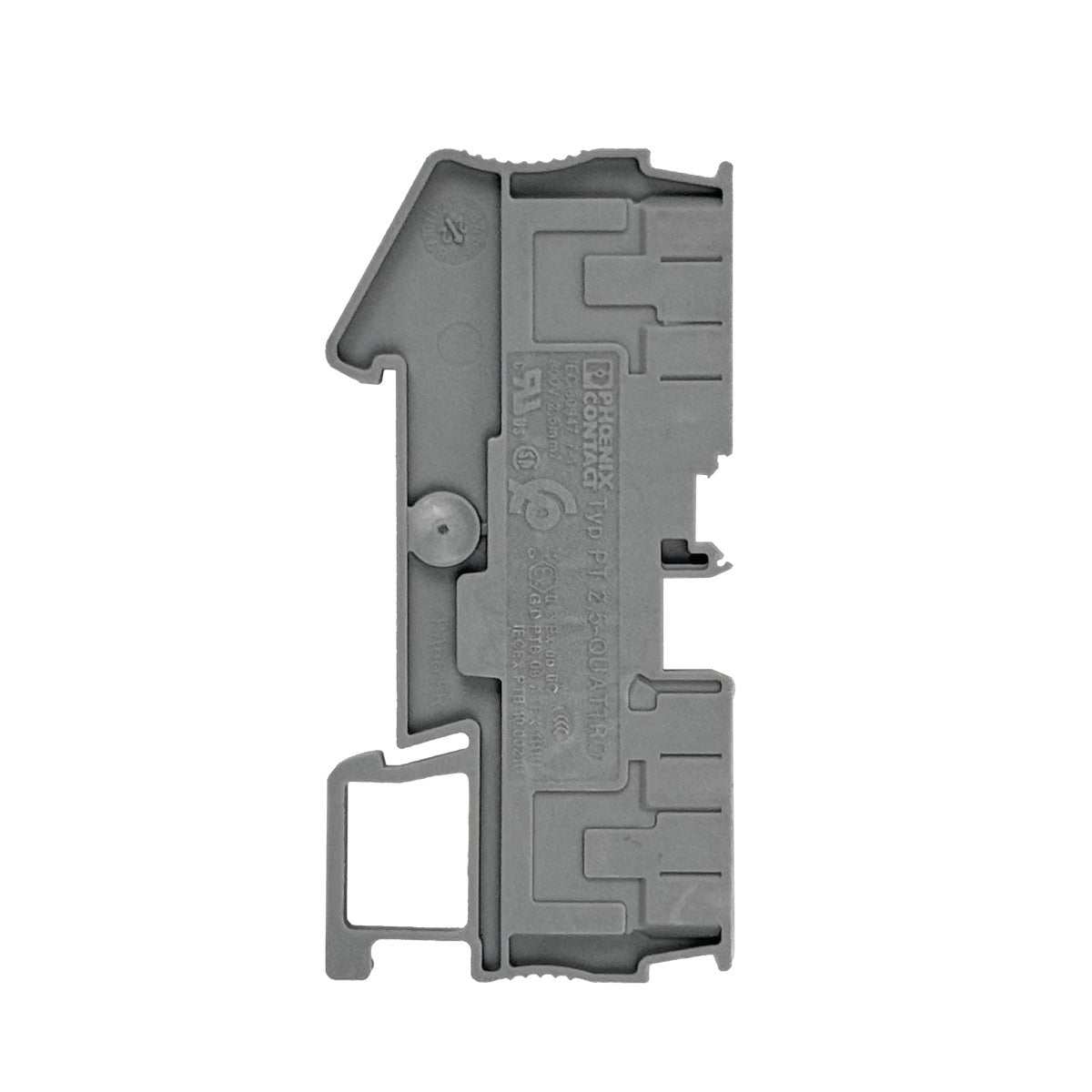 BOR25-4G PHOENIX Borne Conexion-4 PT 0,2-2,5mm2 Riel-Din AWG28-14 Gris