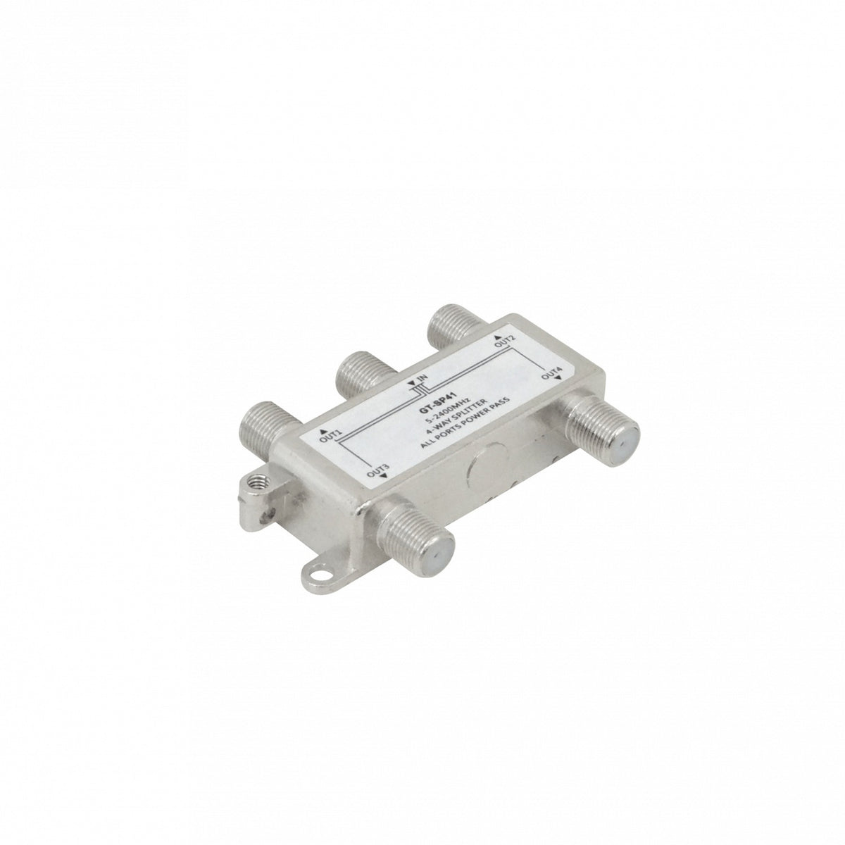 F-4X1 1-F-H 4-F-H Repartidor divisor 1 entrada 4 salidas 5-2400MHz para TV Coaxial RF GT-SP41