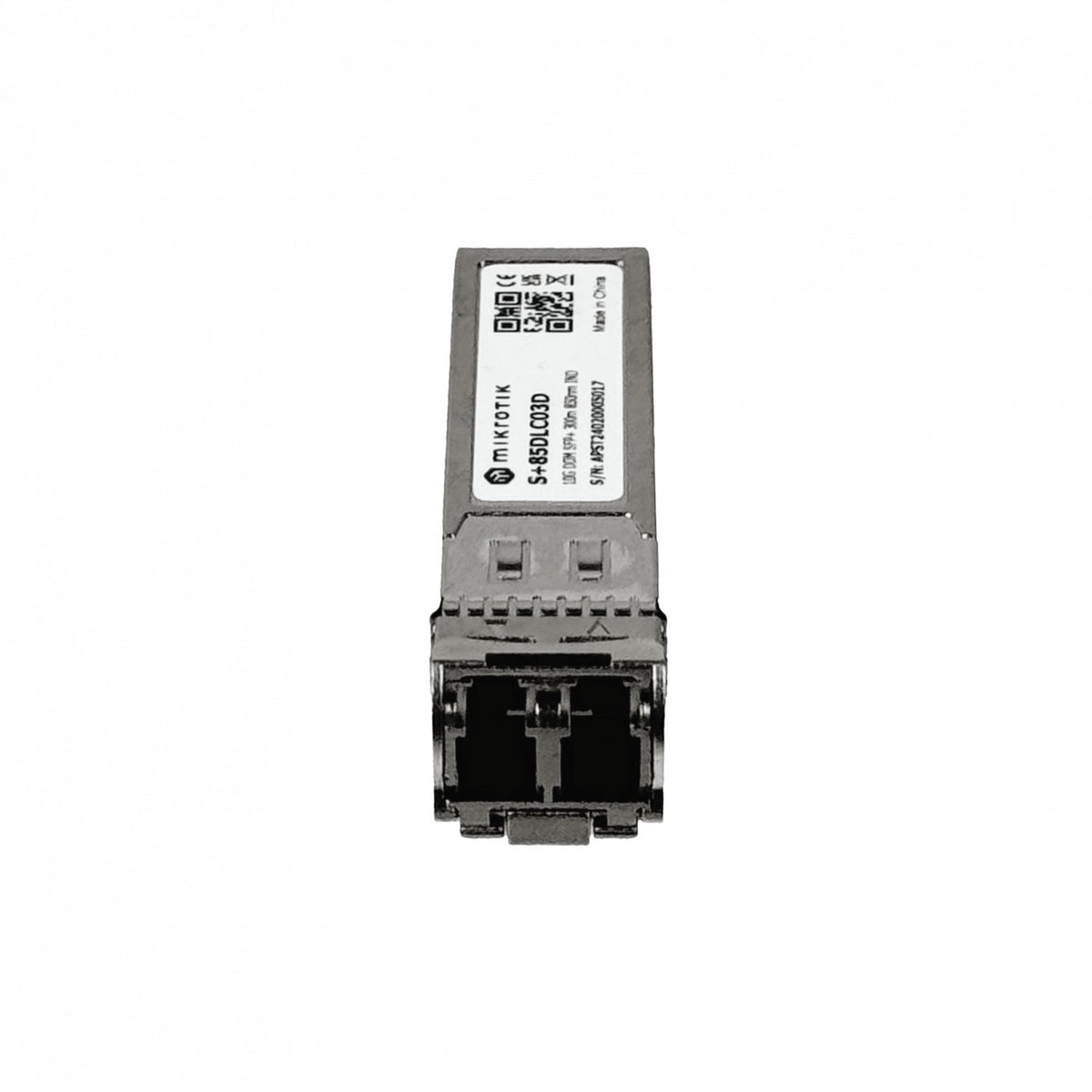 S+85DLC03D MIKROTIK 2-LC 1G/10G MM 300mt 850nm Transceptor SFP+ Fibra Multimodo 10gbps