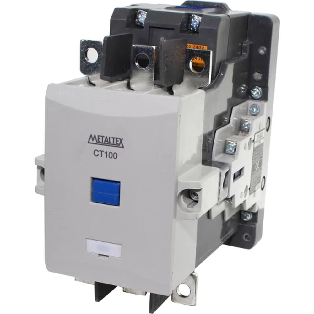 Contactor trifásico 105A AC3-220 105A AC3-480 Bobina 110VAC + 2NO + 2NC