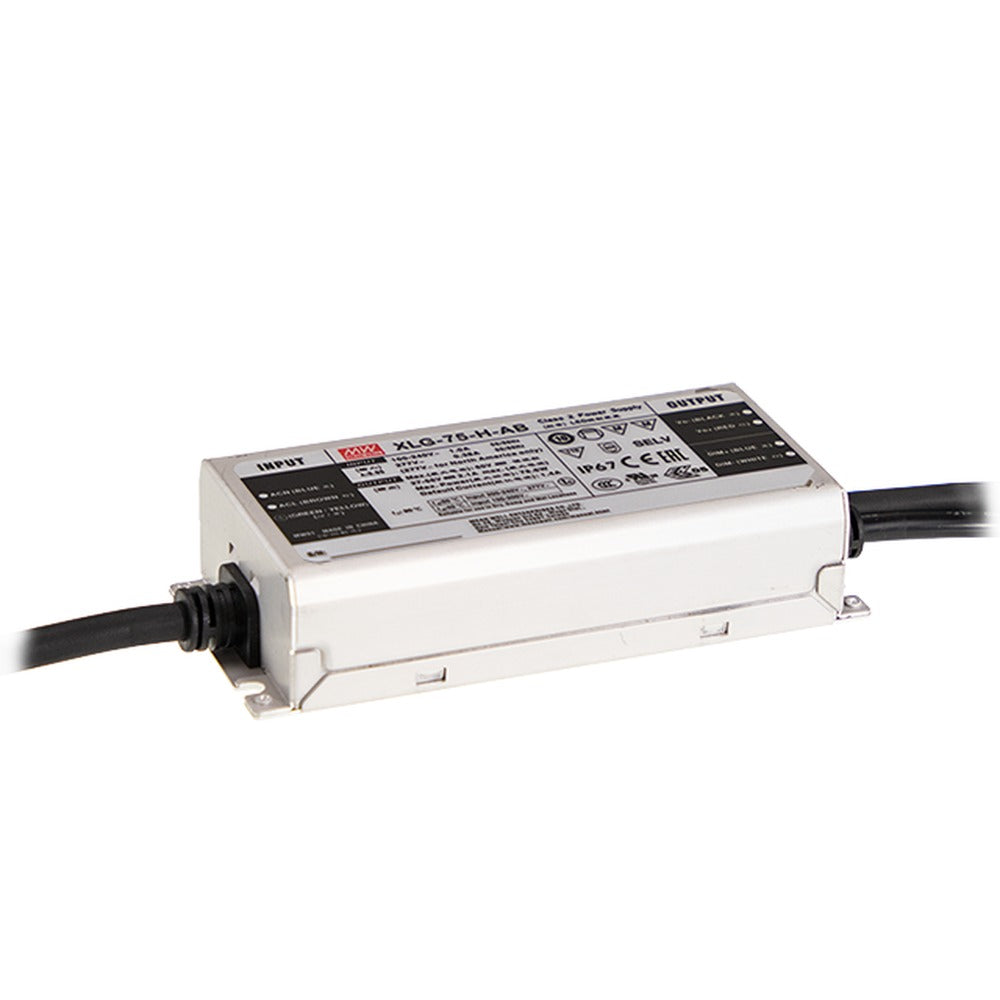 Driver LED metal de potencia PFC 75W XLG-75 - 700mA (comúnmente usado) - AB - Ajuste Potenciómetro (Io) + 3 en 1