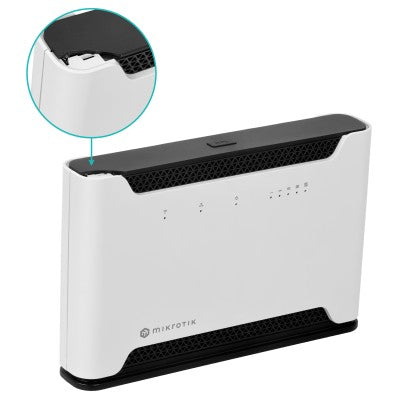 CHATEAU-LTE7-LIQ DE SEGUNDA MANO MIKROTIK 4G CAT7 5-1000 SIM USB L4 2,4/5GHz incluye 24V D53G-5HACD2HN