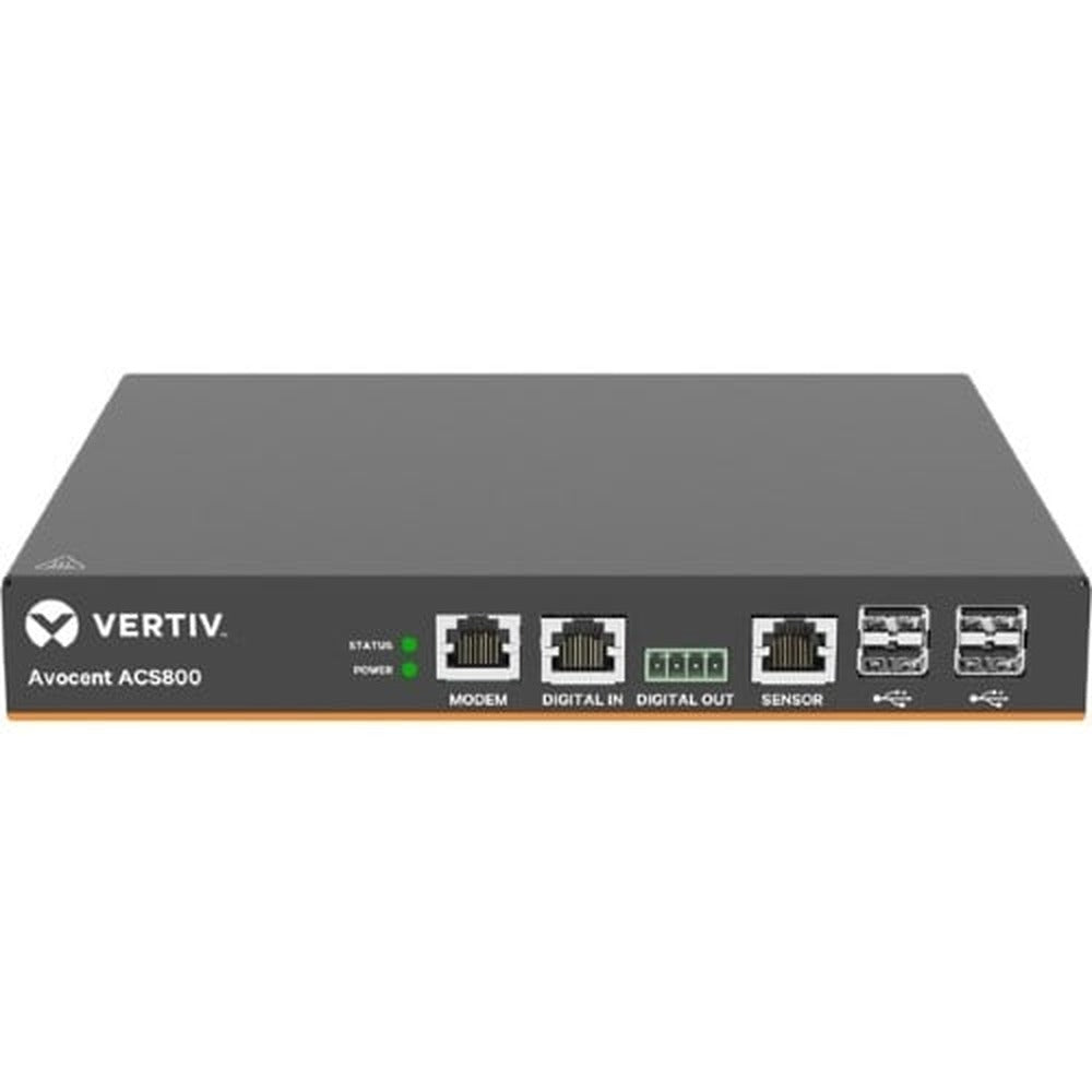 Consola Serial de 4 puertos Vertiv Avocent ACS800 Kvm ACS804MEAC-400