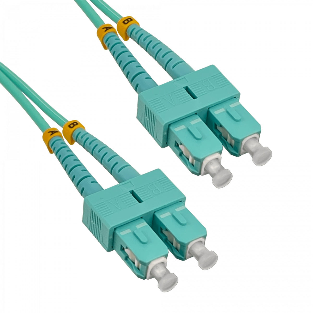 JF3CC5 5m SC-SC OM3 Multimodo MM Dúplex Latiguillo de Fibra 3.0mm 50/125µm LSZH