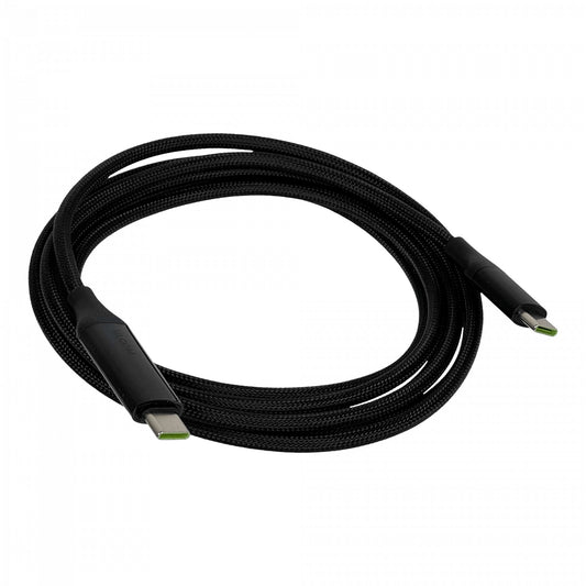 CC2-U. UI Cable USB-C Macho a USB-C Macho de 2 metros, 100W con indicador de potencia (W) UACC-CABLE-USB-100W-2M-BK UBIQUITI