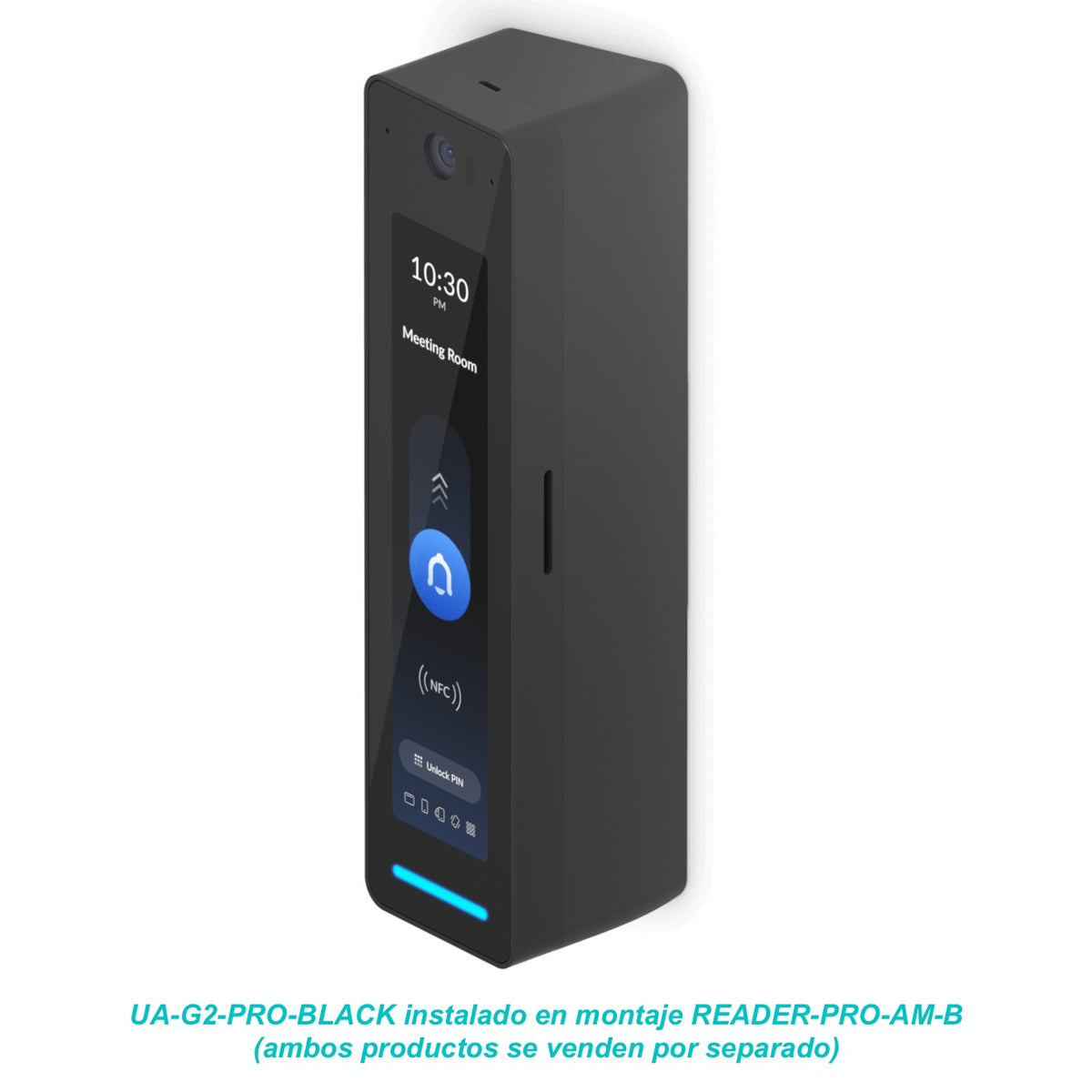 READER-AM-B. Soporte UI negro para montaje en ángulo de 20°, compatible con UA-G2-PRO, modelo UACC-READER-PRO-AM-B UBIQUITI