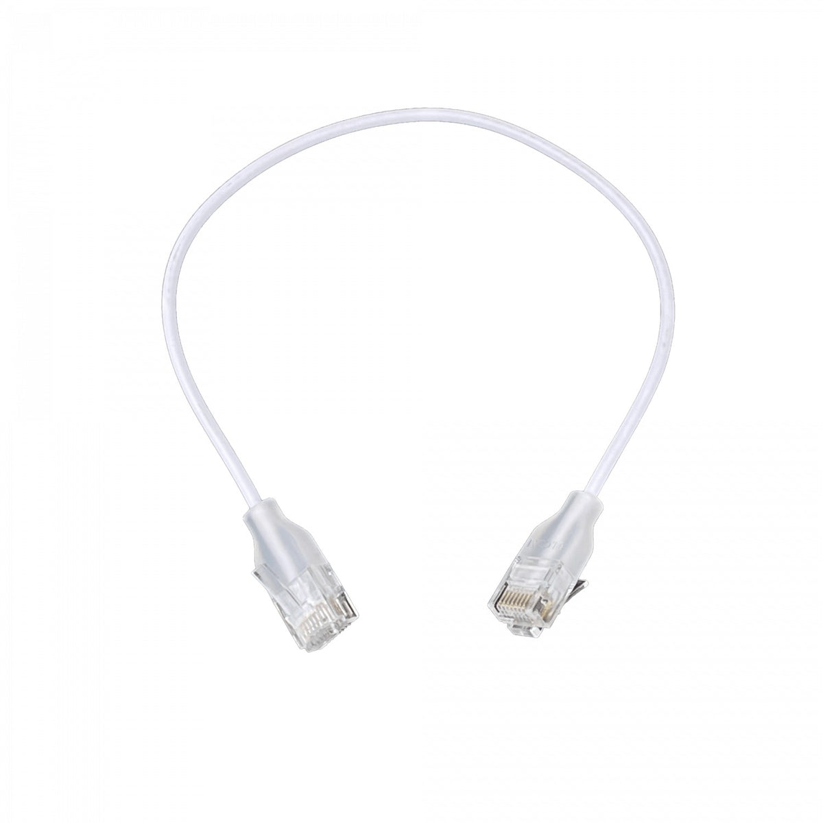 WEP-00. UI Cable de parcheo Etherlighting blanco Cat6 de 30 cm UACC-Cable-Patch-EL UACC-CABLE-PATCH-EL-0.3M-W UBIQUITI