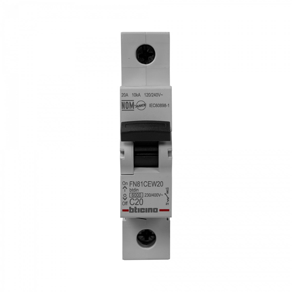 AUTOMATICO-20A Unipolar 20A 10kA 230/400V Interruptor Automatico Termomagnetico C20