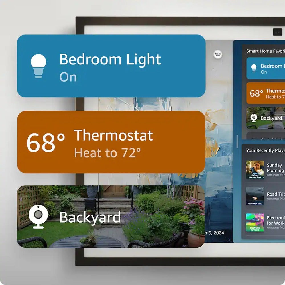 Pantalla digital inteligente Amazon Echo Show 15 versión 2 de 15.6″ resolución Full HD con asistente Alexa