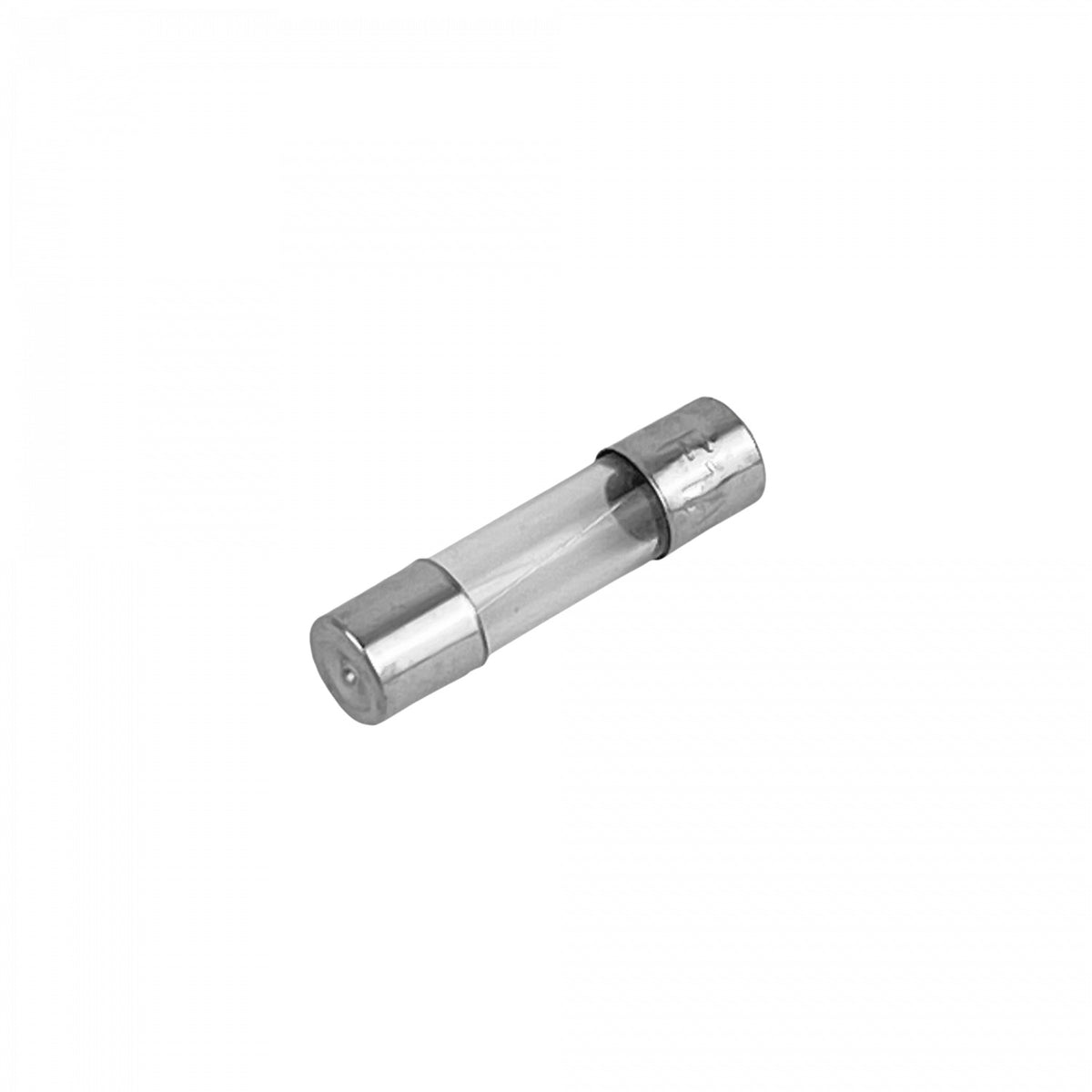FUSE-1V Caja con 100 unidades de fusible cilíndrico de vidrio de acción rápida, 1 amperio, dimensiones 5x20 mm, 250 voltios.