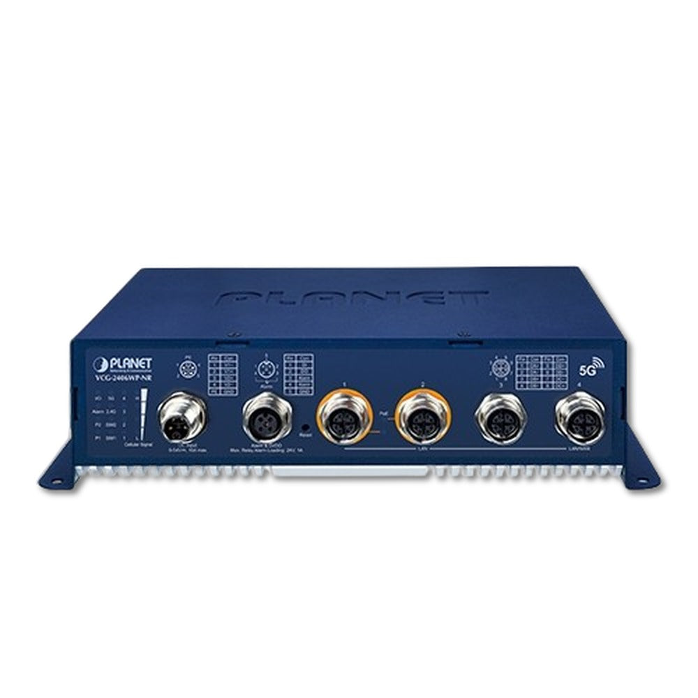 Gateway Industrial Vehicular 5G NR con PoE+ M12 PLANET