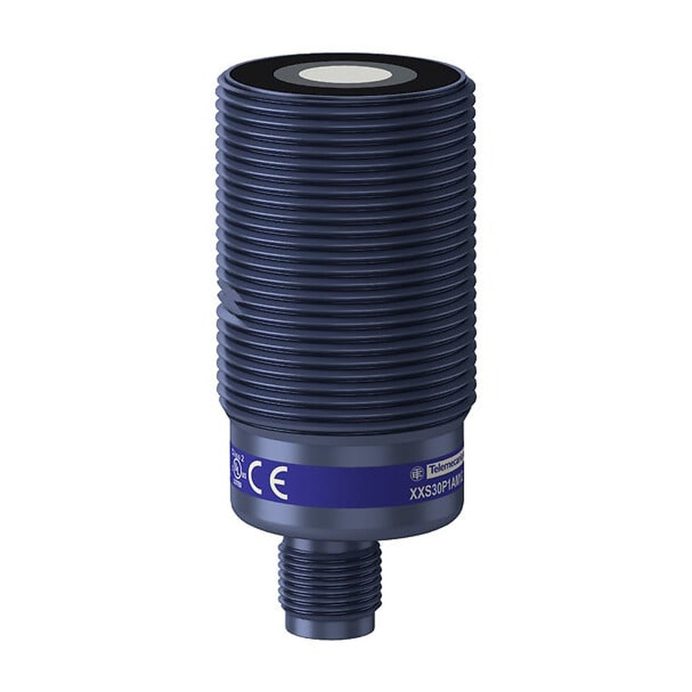 Sensor ultrasónico M30 XXS30P1AM12, alcance 1 m, salida analógica 4-20 mA, conector M12