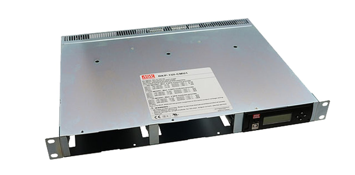 Rack 19 pulgadas para fuentes 3 slots 2000W RKP-1U - Entrada bloque terminal