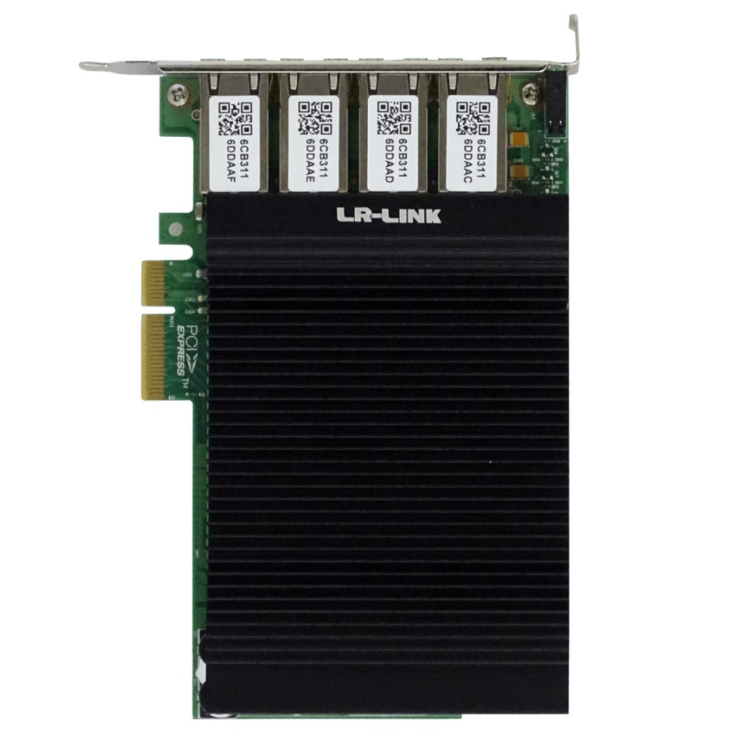 PCIE-4G-POE LRLINK Escaneo3D PCIe-x4 4-Puertos-1000-PoE+ Placa Intel I350AM4 Capturadora