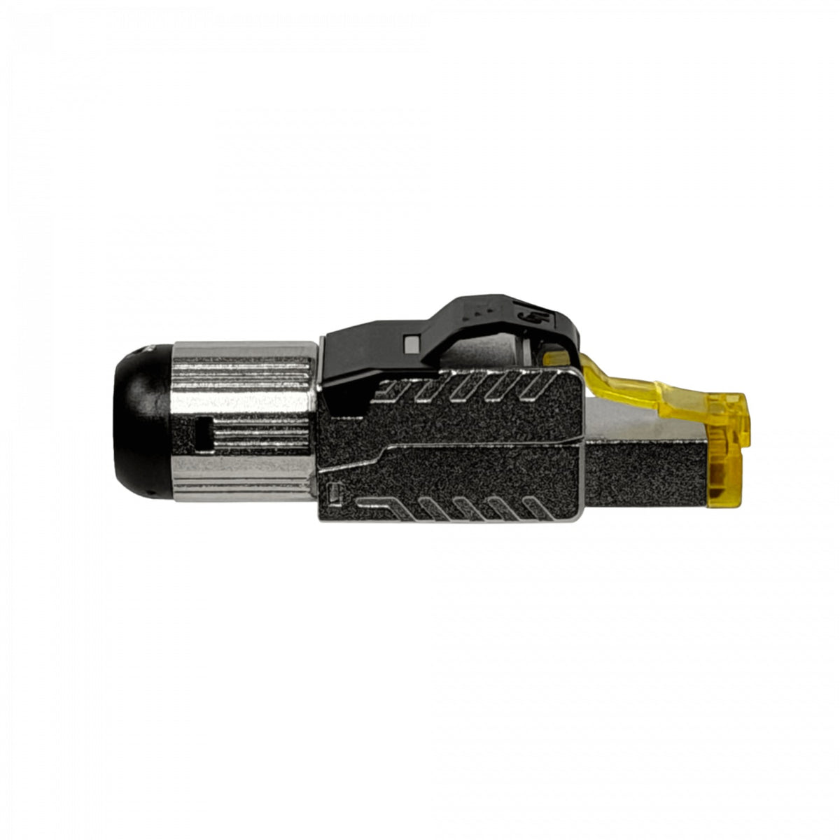 RJ6P-S Conector RJ45 macho blindado FTP Cat6 para cable unifilar, autoperforante, con cuerpo metálico