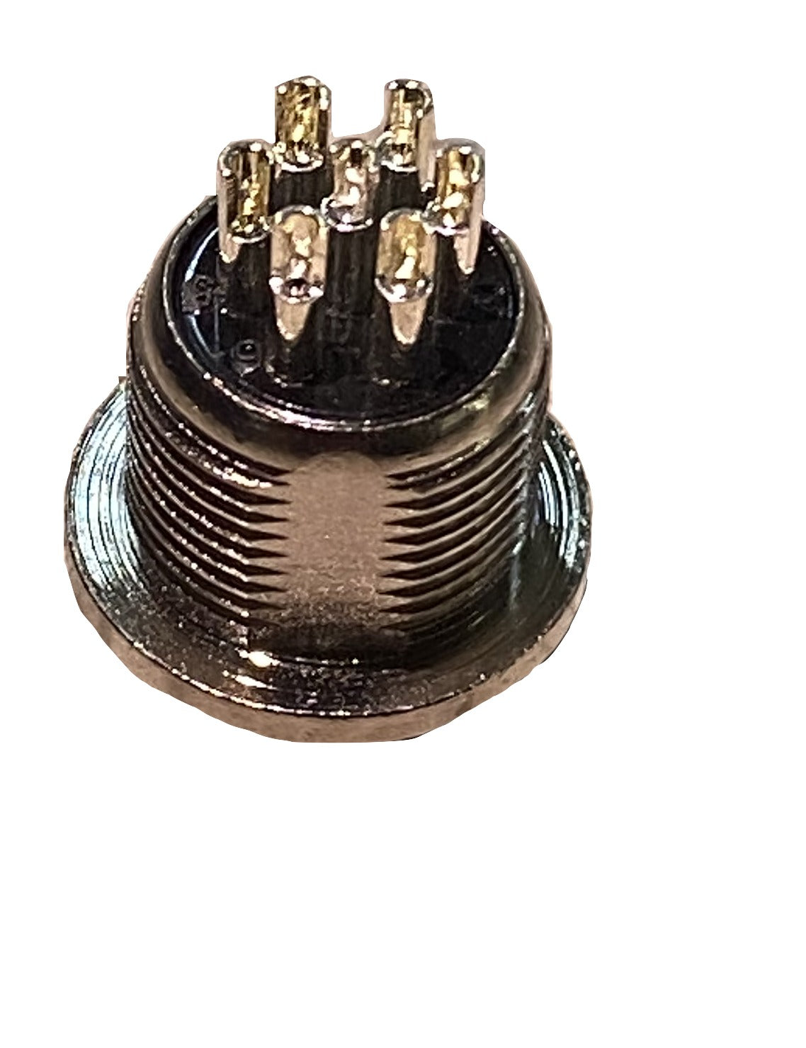 GX12MV-7 7-pin Macho Volante Conector Metalico GX12 Soldable Aviacion