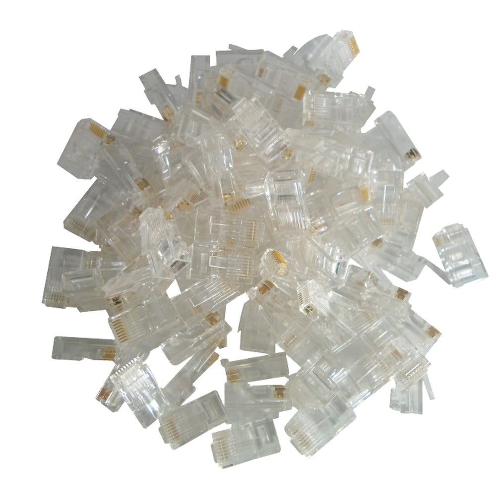 RJM-B LINKMADE 100 Unidades para Cable Multifilar Cat5e UTP Conector RJ45