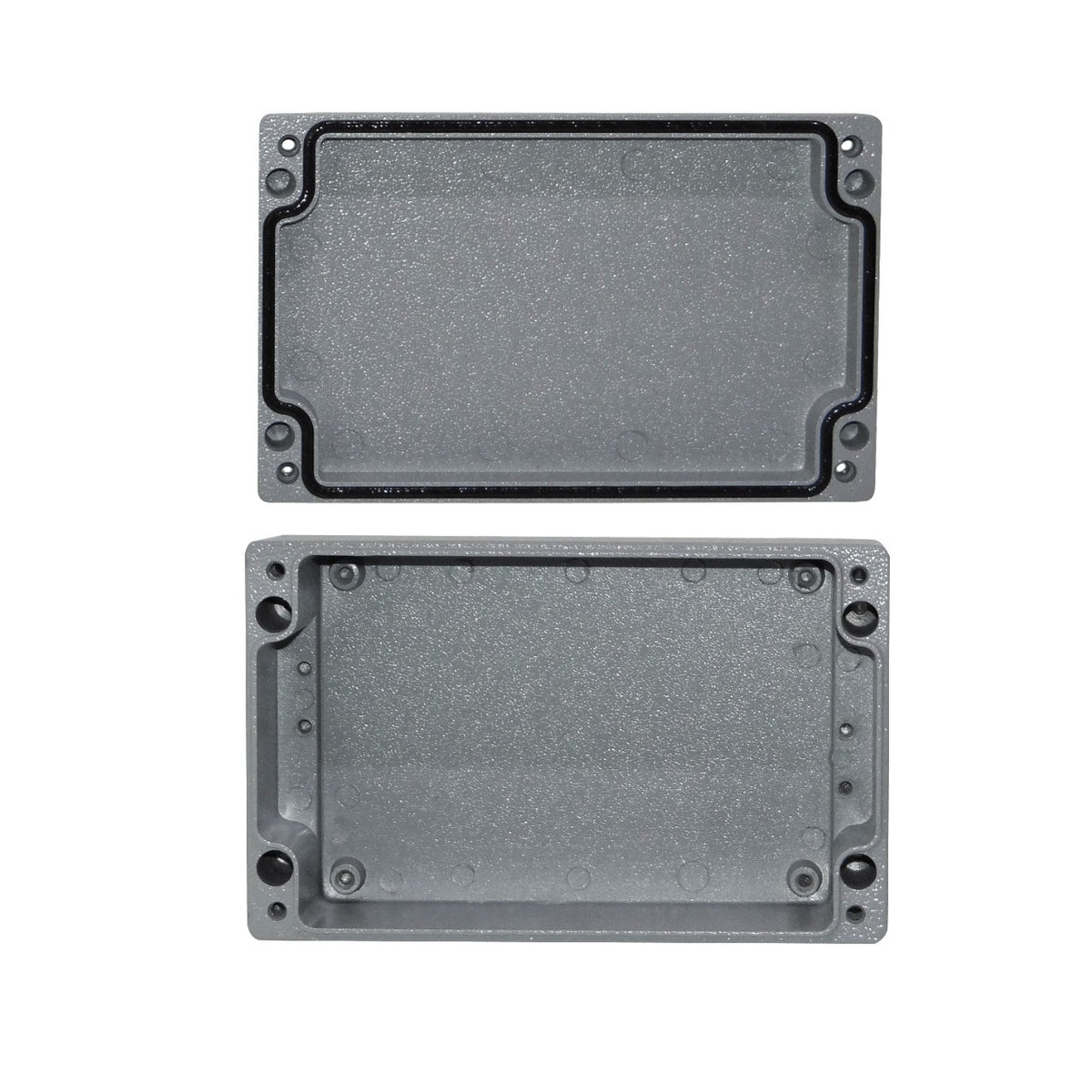 LV1610 Caja de aluminio grueso 160x100x60mm IP66 con 4 tornillos