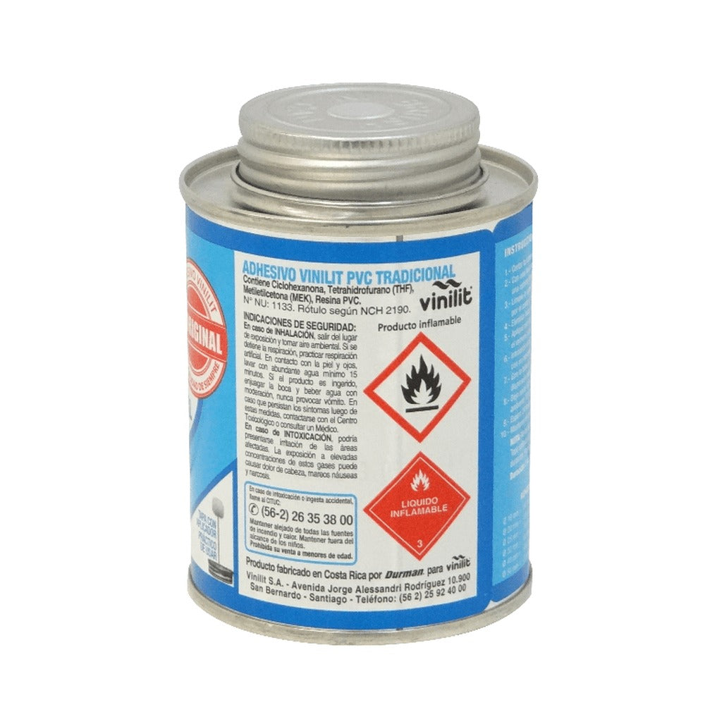 VINILIT-240 VINILIT 240cc Envase Pegamento PVC 120x16mm 70x25mm incluye-aplicador