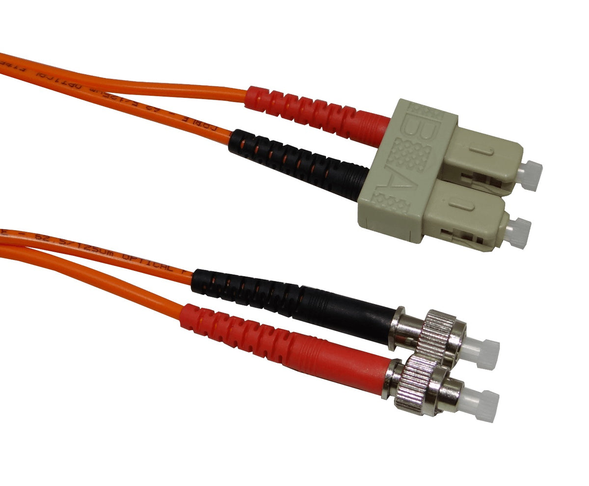 JFMCF5 Latiguillo de fibra óptica dúplex multimodo OM1 SC a FC de 5 metros 62.5/125µm con cubierta LSZH