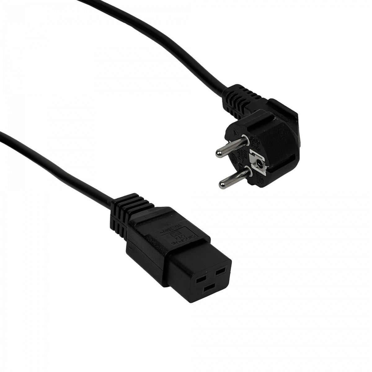 CSMD CEE7-Schuko-Macho a C19-Hembra Cable de Alimentación 1,5-1,8 metros