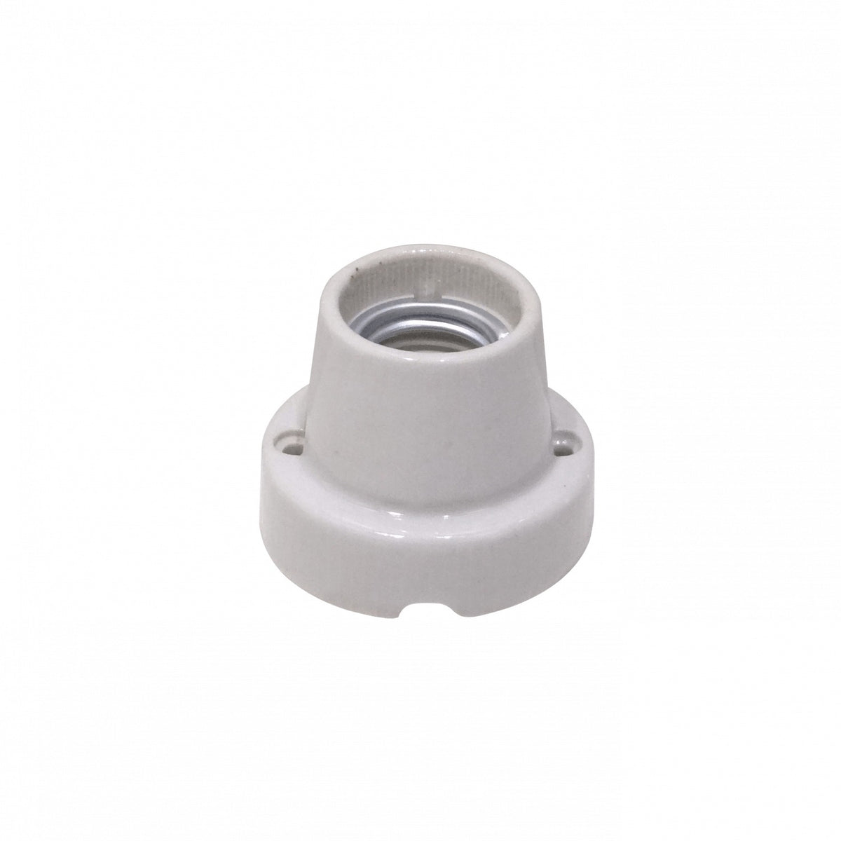 SOQ-E27 REMA Marfil Base Plana E27 400W 250VAC Portalámparas Portabombilla SEC-4489