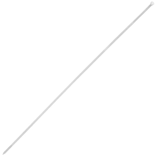 CV-45W. Paquete de 50 bridas de nylon blancas de 500 x 4,8 mm para sujeción y organización de cables